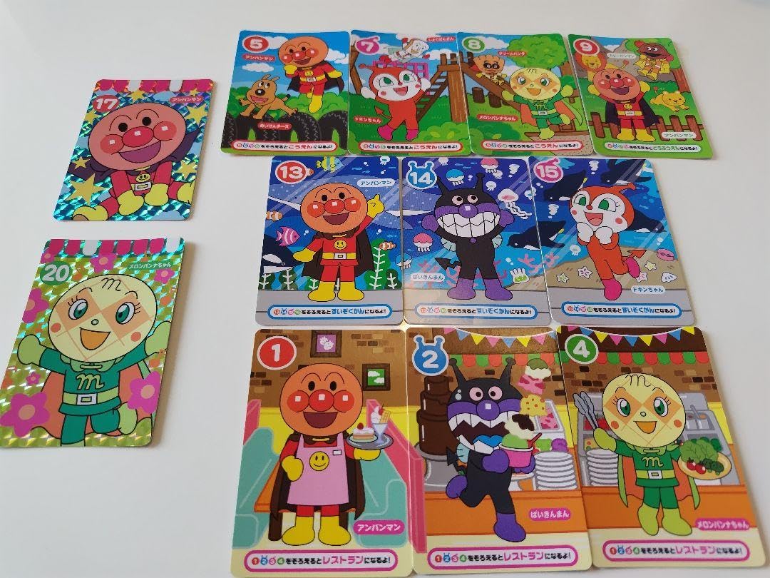 Amazon.co.jp: アンパンマンキャラクターカード 含む12枚 : おもちゃ